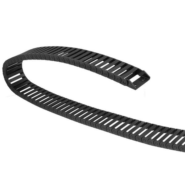 Drag Chain Cable Carrier Closed Type with End Connectors 10X20mm 1 Meter Plastic 