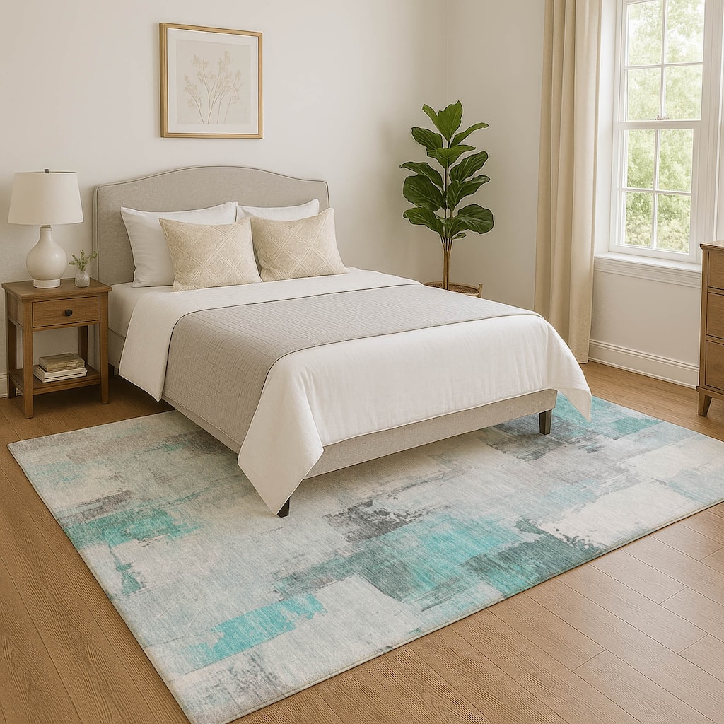 Premium Washable Super Soft Abstract Chic Mayfield Rug