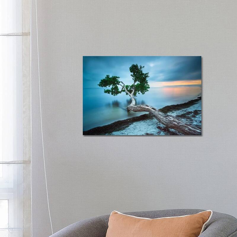 iCanvas "Water Tree 10 Color" by Moises Levy Canvas Print - 18x26x1.5