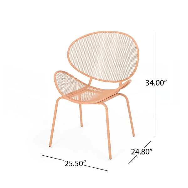 dimension image slide 3 of 8, Outdoor Iron Chair set