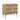 3 Drawers Accent Cabinet with Metal Hardware in Natural