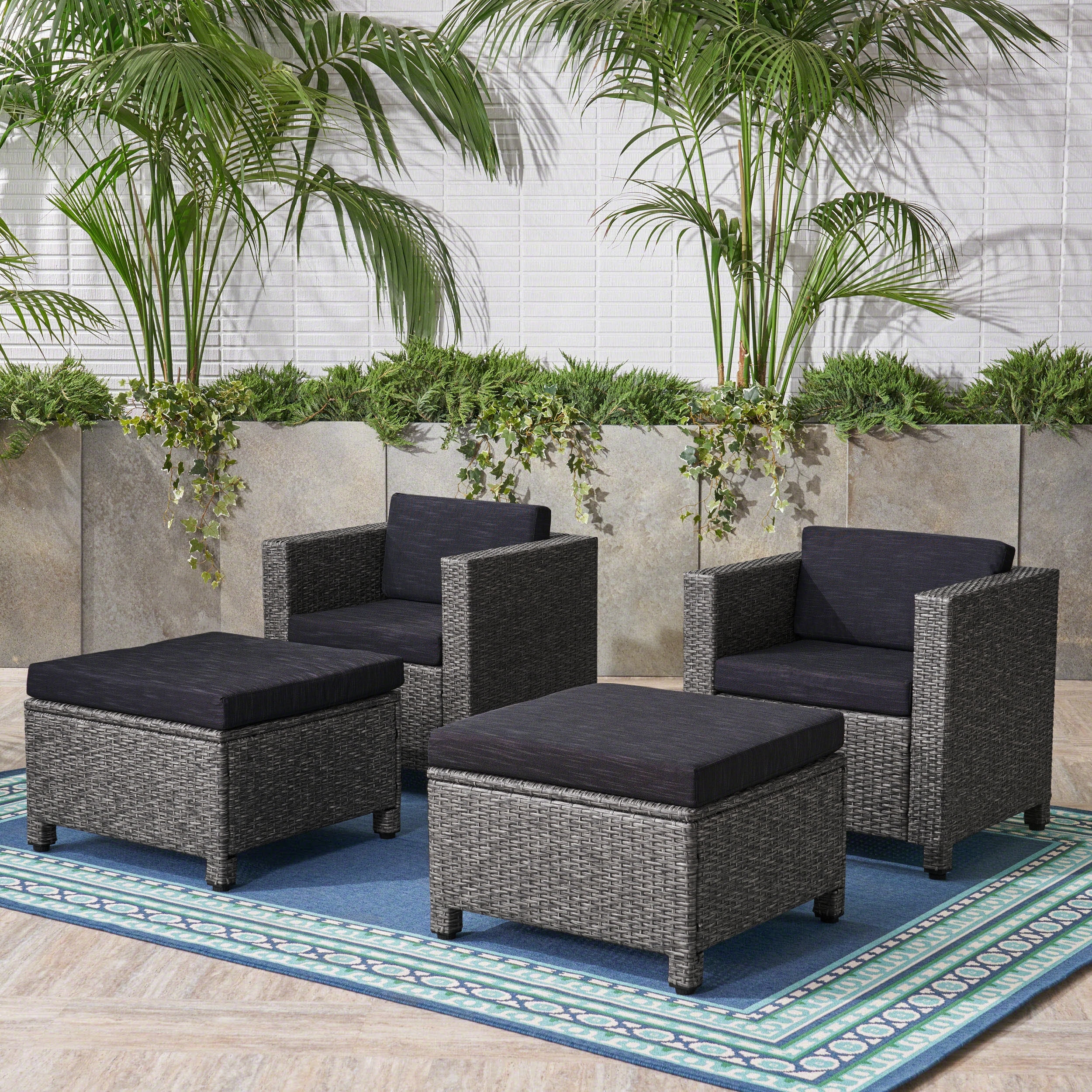 Puerta wicker hot sale club chair