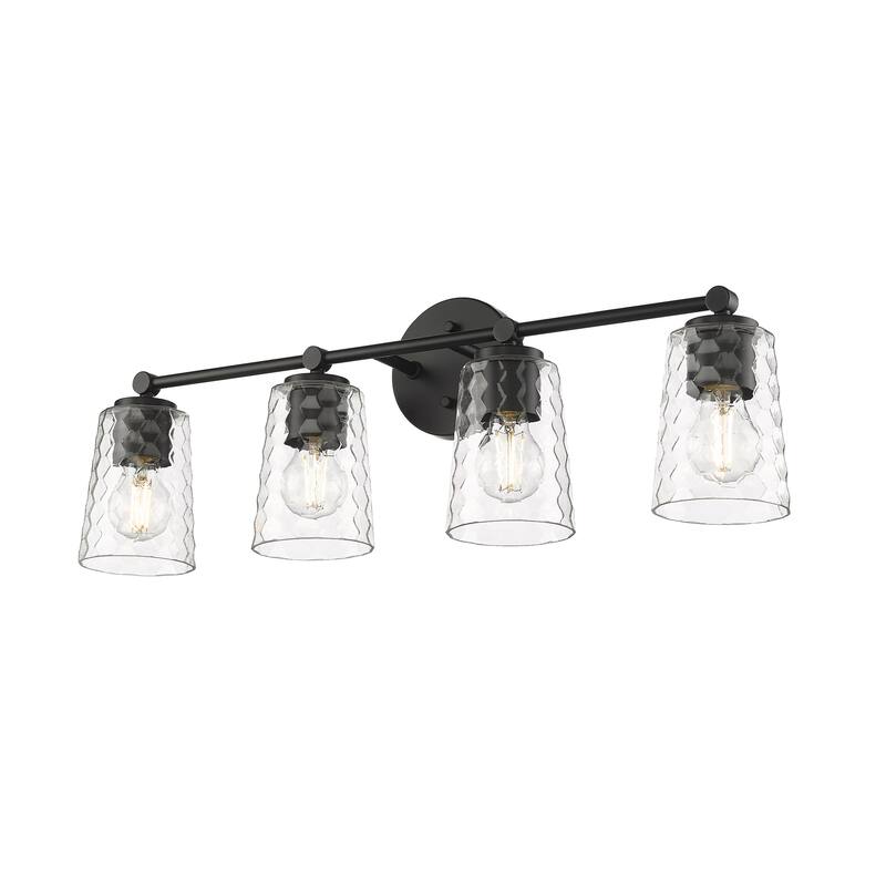 Millennium Lighting Ashli 2/4 Light Vanity Light with Clear Honeycomb Glass Shades