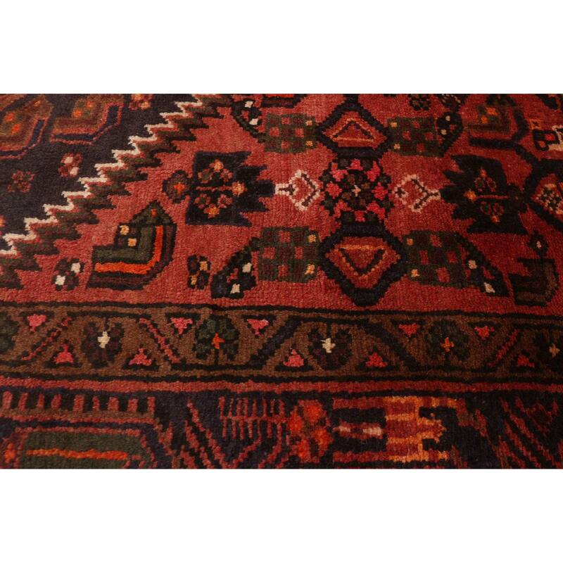 ECARPETGALLERY Hand-knotted Andelz Red Wool Rug - 4'5 x 7'1