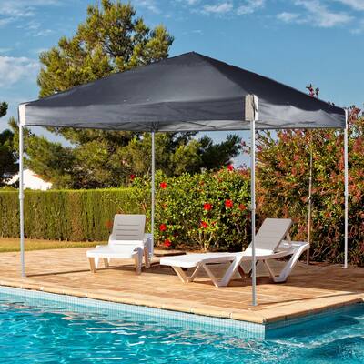 Aoodor 10'x10' Pop Up Canopy Tent with Roller Bag, Portable Instant Shade Canopy