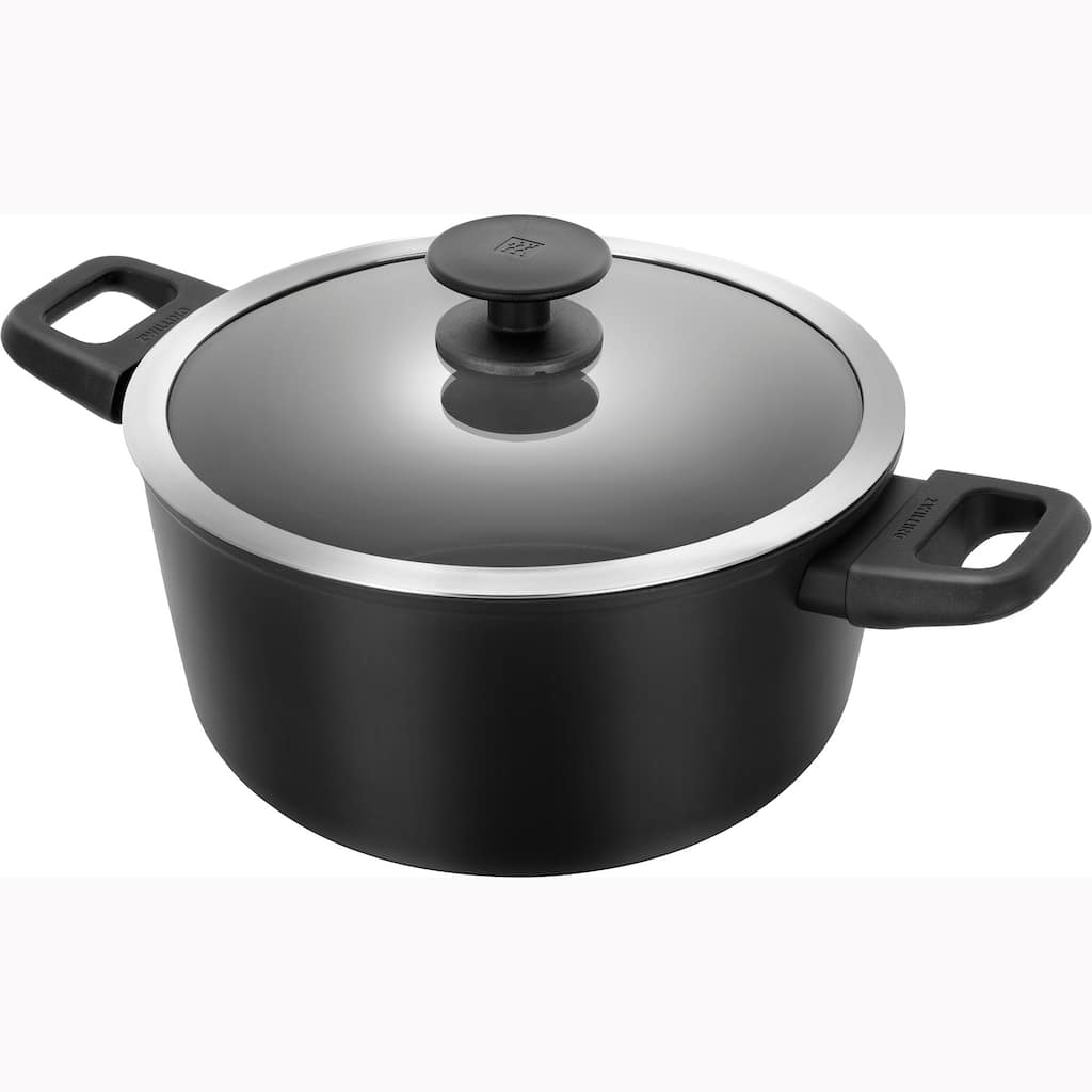 ZWILLING Madura Plus Forged 5-qt Aluminum Nonstick Dutch Oven with Lid - Black
