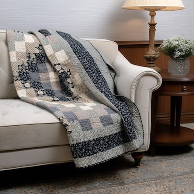 Donna Sharp Lexington Trip Cotton Pieced Throw