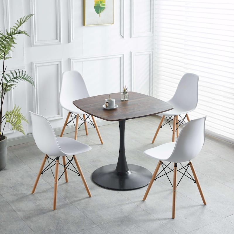 Mid-century Dining Table With Mdf Table Top