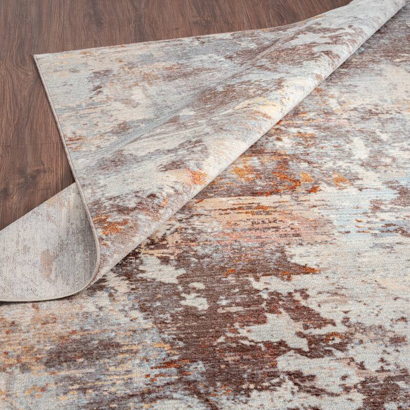 Earth/Sky Abstract Area Rug