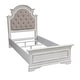 preview thumbnail 5 of 22, Magnolia Manor Antique White Upholstered Bed
