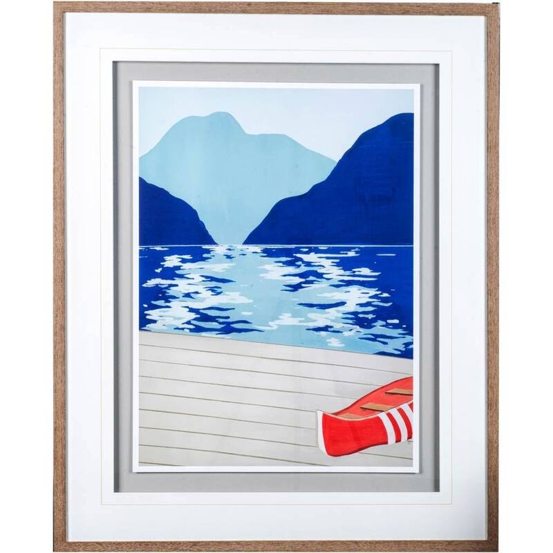Afternoon Canoe Framed Art Print