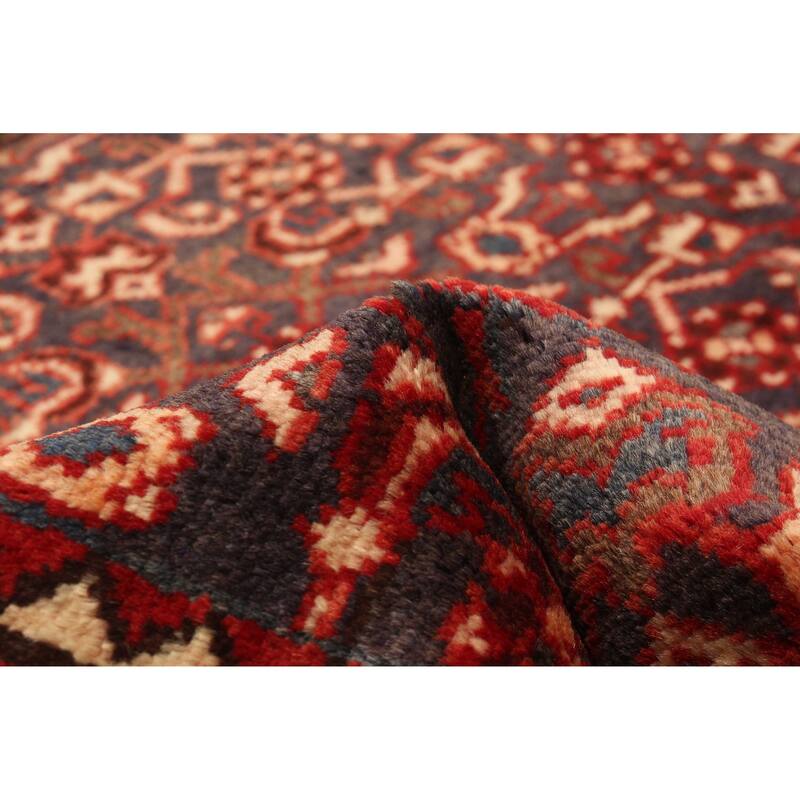 ECARPETGALLERY Hand-knotted Andelz Navy Wool Rug - 3'8 x 9'8