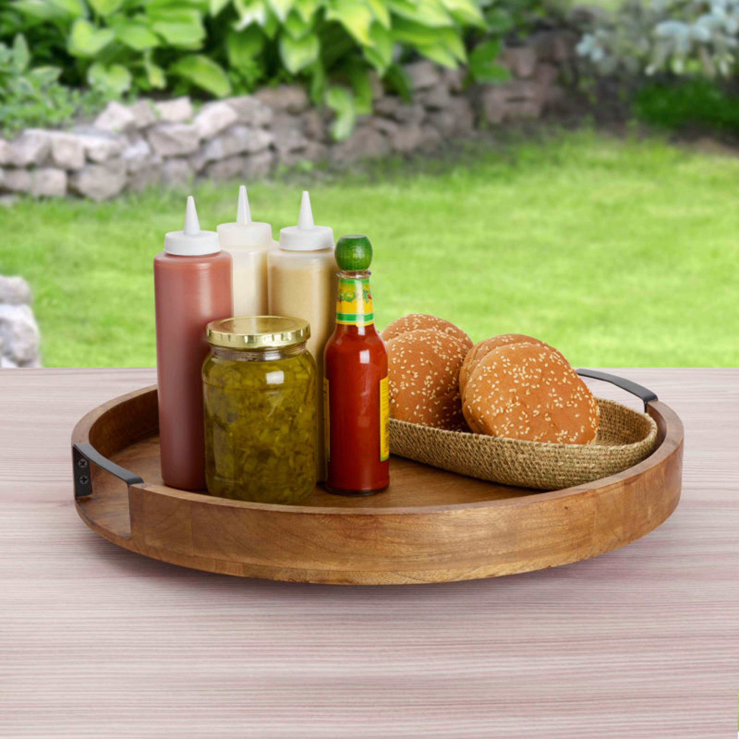 https://ak1.ostkcdn.com/images/products/is/images/direct/fd8a88883a62e5fe5f0b15ee53fee2147d0c822d/Gourmet-Basics-by-Mikasa-Round-Lazy-Susan.jpg