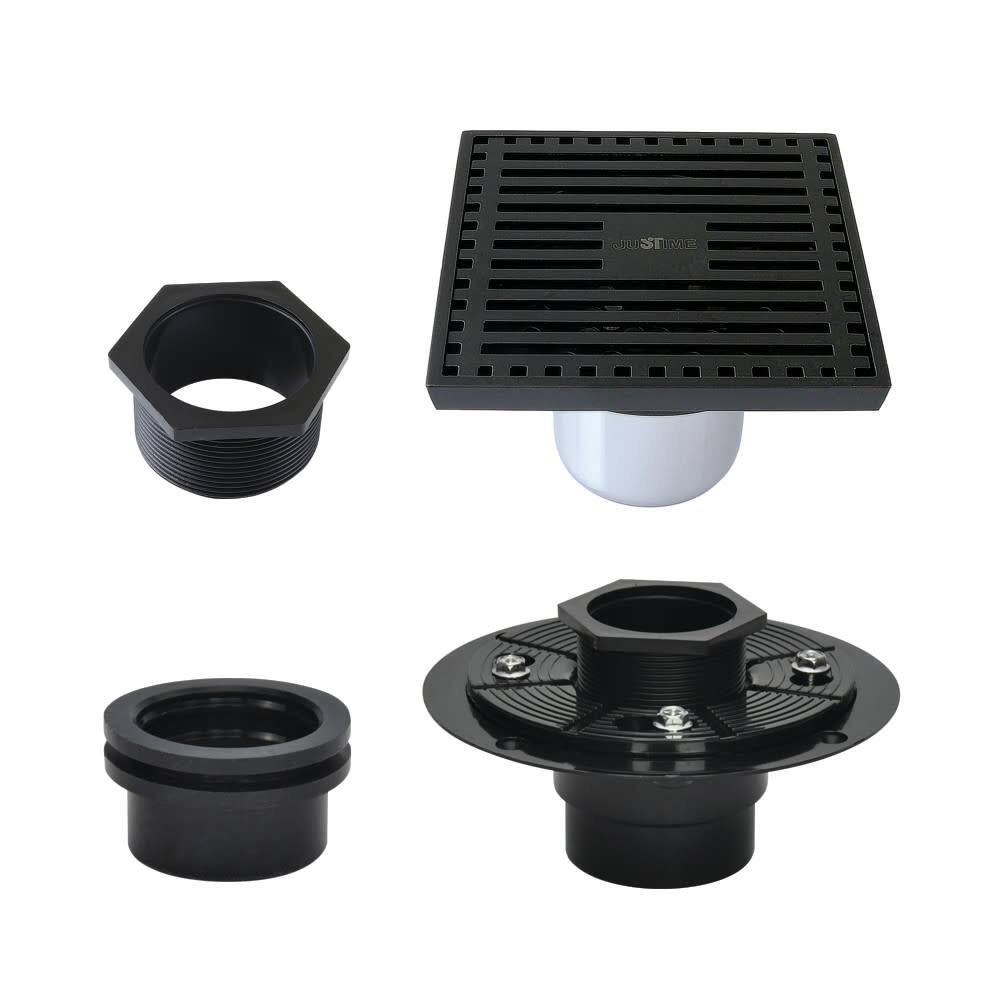 Kingston Brass BSFK4464 Watercourse 3-15/16" Square Shower Drain