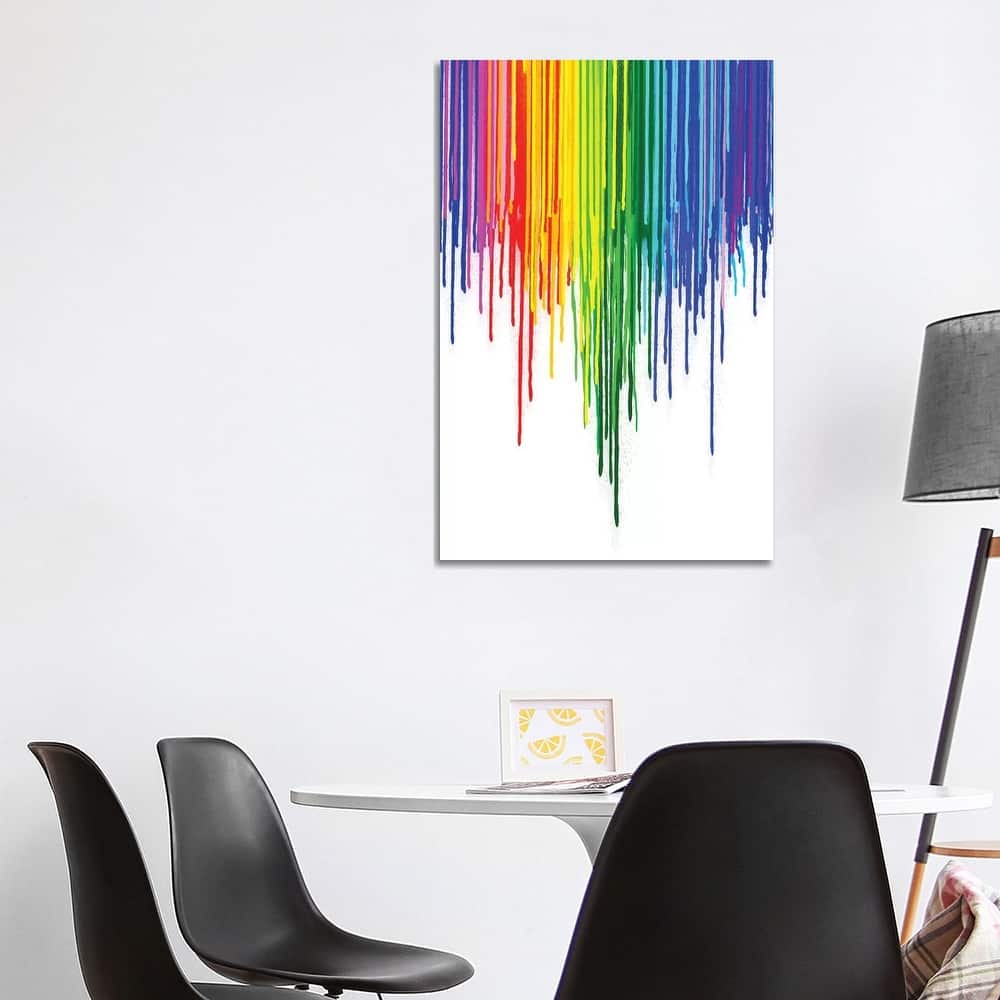 iCanvas "Rainbow Gay Pride" by Notsniw Art Canvas Print