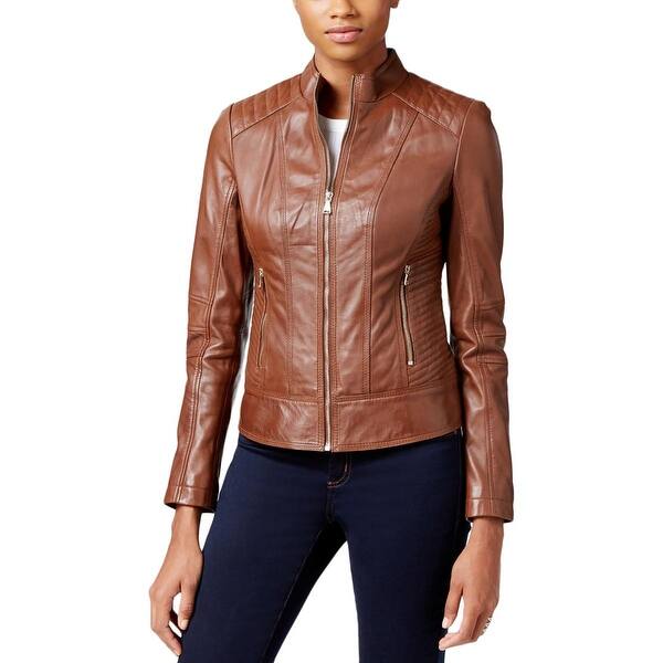 Shop Guess Womens Bomber Jacket Leather Quilted Xs Overstock 18908834