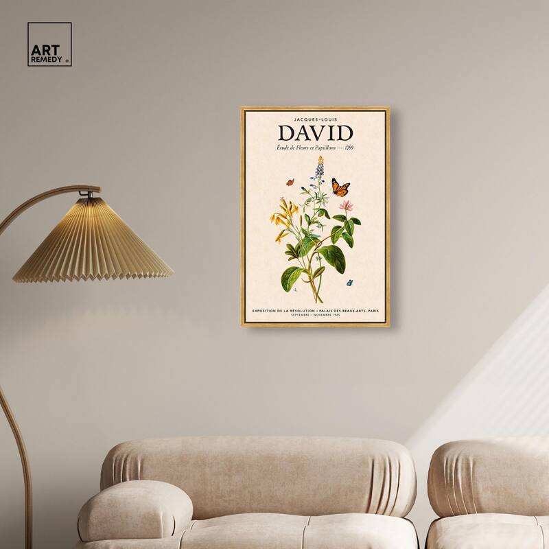 David's Delicate Flowers Canvas by Art Remedy