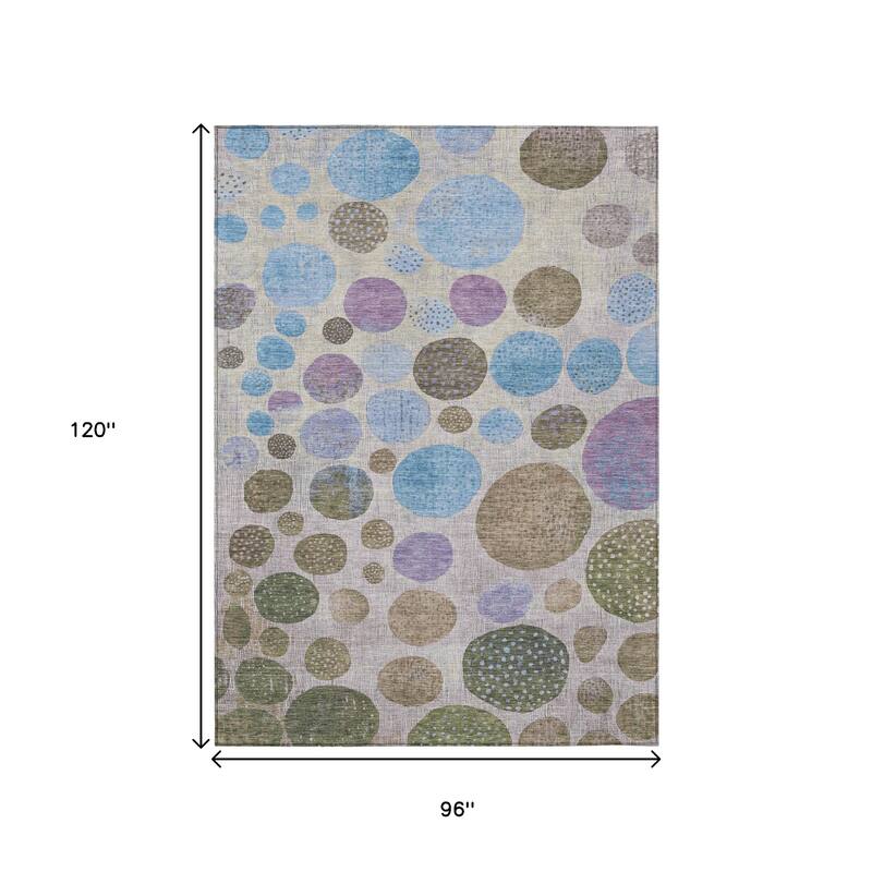 HomeRoots Geometric Transitional Rectangle Outdoor Rug