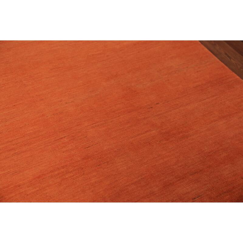 Tribal / Modern Gabbeh Area Rug Hand-Knotted Wool Carpet - 4'9" x 6'7"