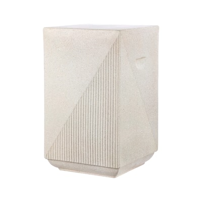 Rashida 20.75" Contemporary Minimalist Square Accent Table , by JONATHAN Y