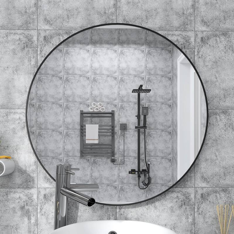 32" Wall Circle Mirror Large Round
