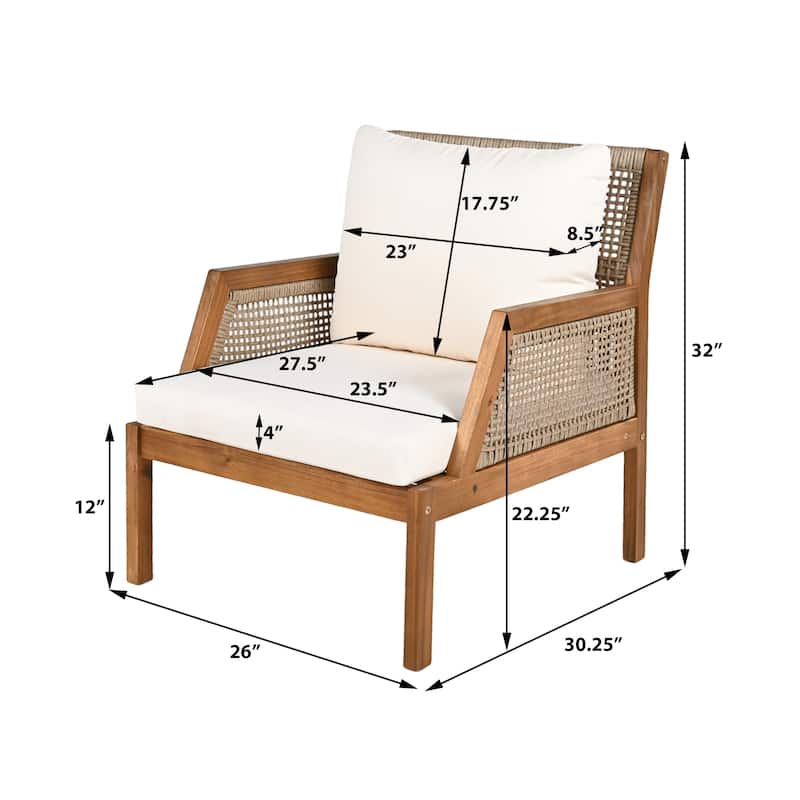 Theresa Outdoor Wicker Arm Club Chair by Christopher Knight Home