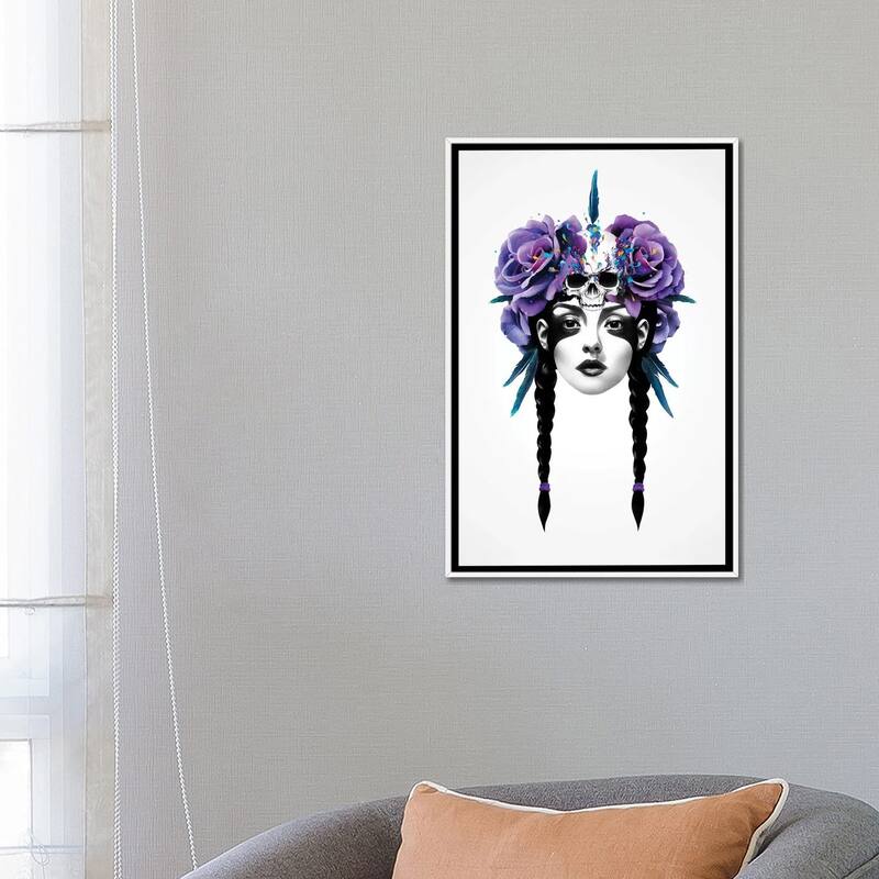 iCanvas "New Way Warrior" by Ruben Ireland Framed