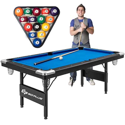Goplus 6 FT Billiard Table 76 Inch Foldable Pool Table Perfect for - See Details