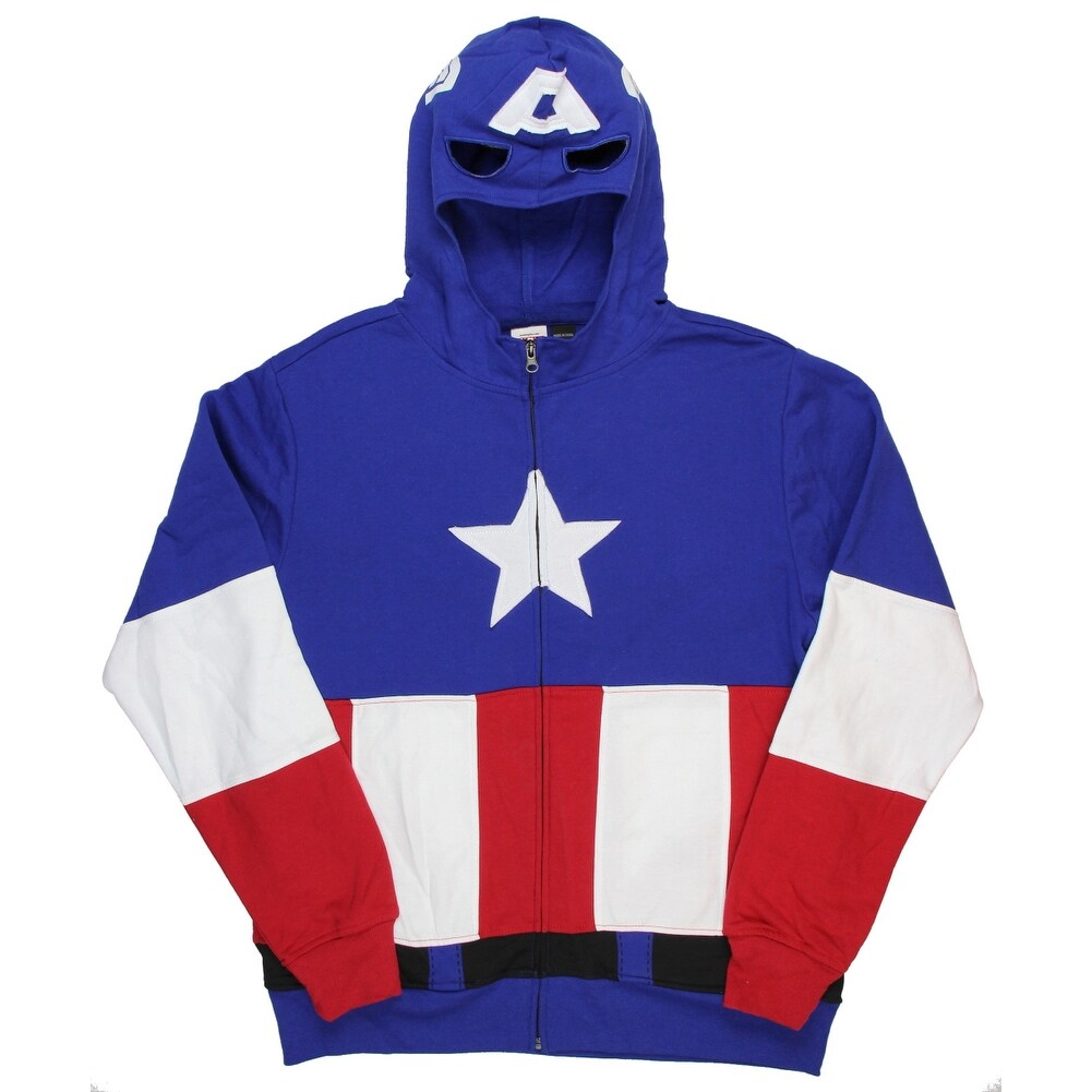 marvel embroidered hoodie