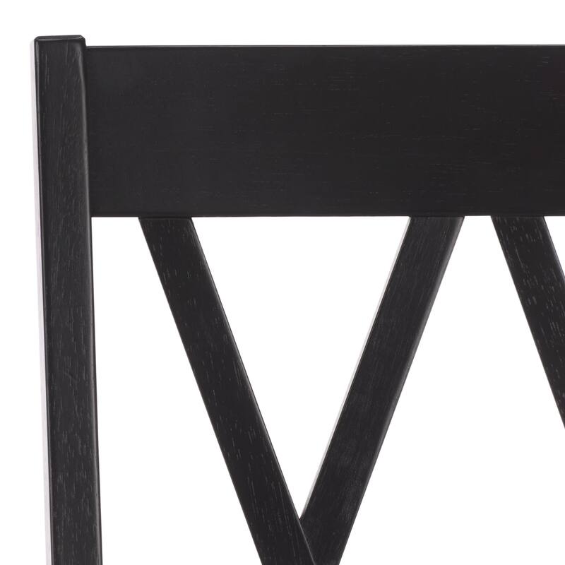 SAFAVIEH HOME Yana Double X-Back Side Chair - 18"W x 22"D x 39"H