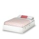 preview thumbnail 15 of 14, South Shore Spark Mates Bed with Drawers Pure White