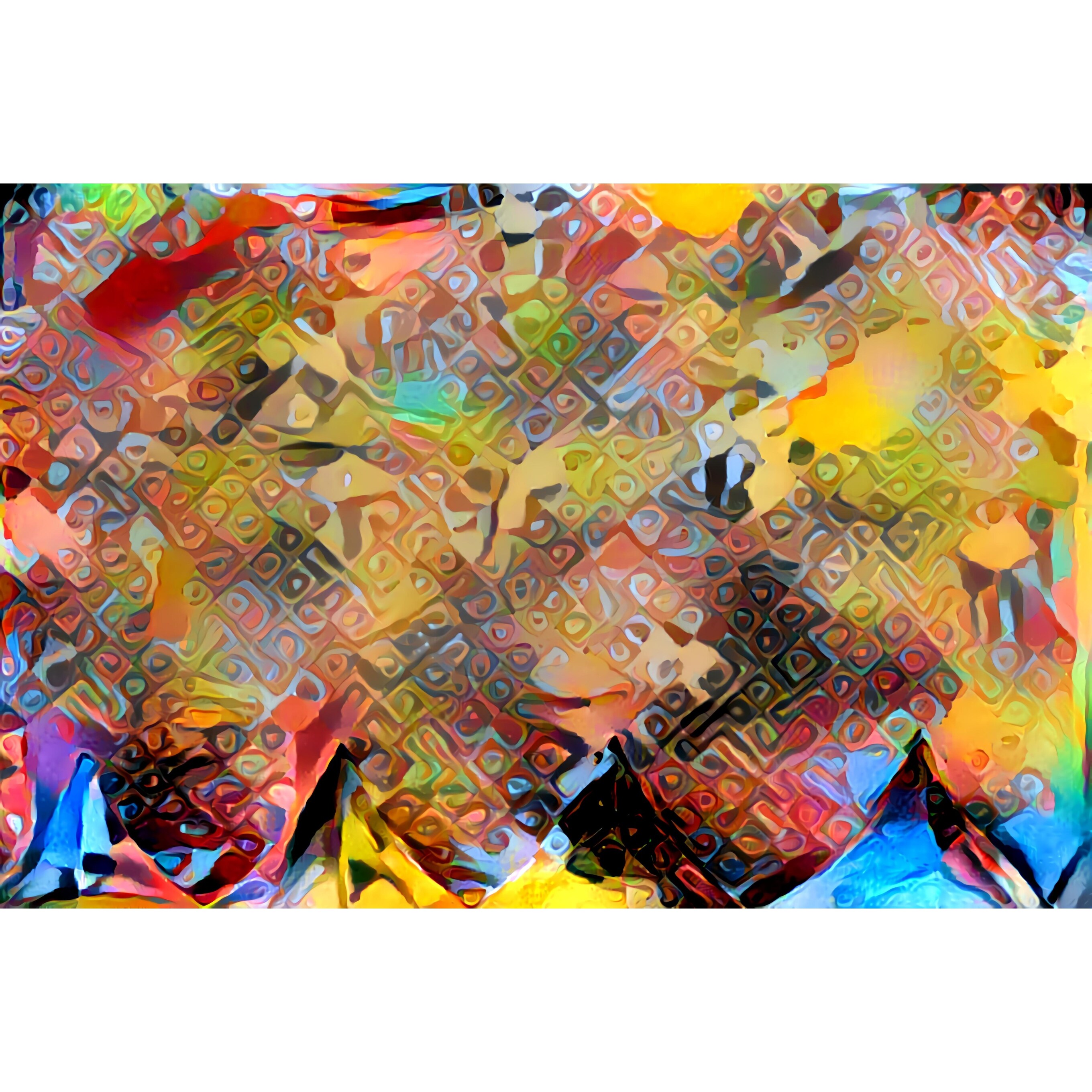 Shop Building Outdoors Abstract Art Print Wall Artwork Decor