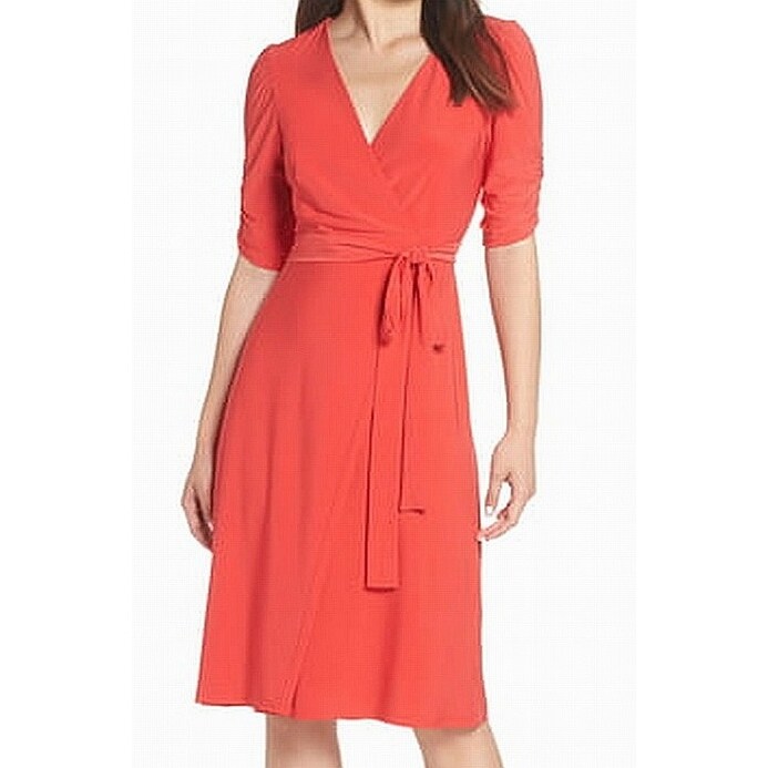 orange dress size 18