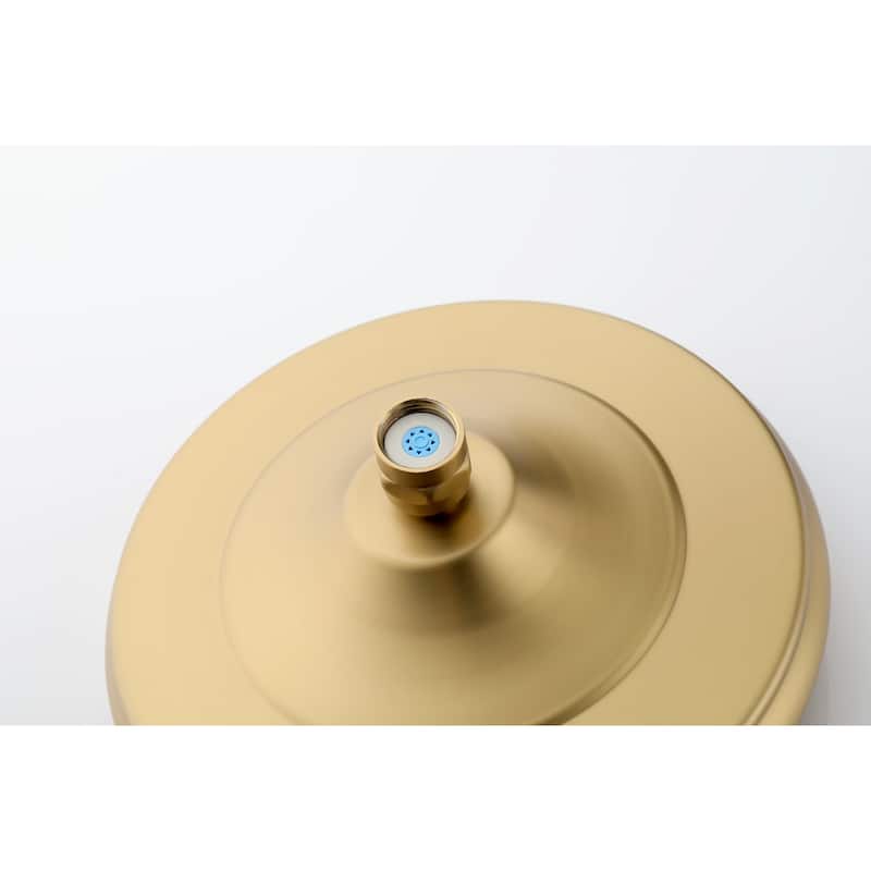 2-Handle 3-Spray Patterns Solid Brass Shower System (Valve Included)