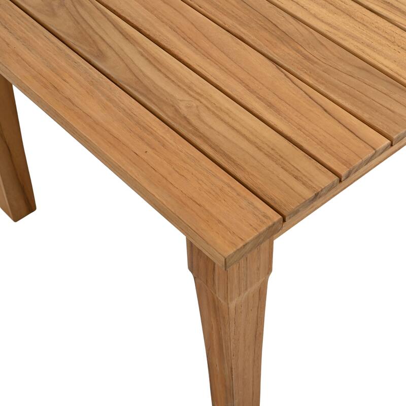 SAFAVIEH Couture Kathern Wood Patio Coffee Table. - 47.4" x 26.4" x 18.5" - 47"W x 26"D x 19"H