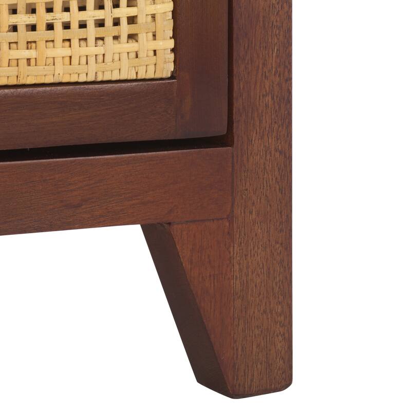 SAFAVIEH Dalia Coastal 1-Drawer 1-Door Nightstand