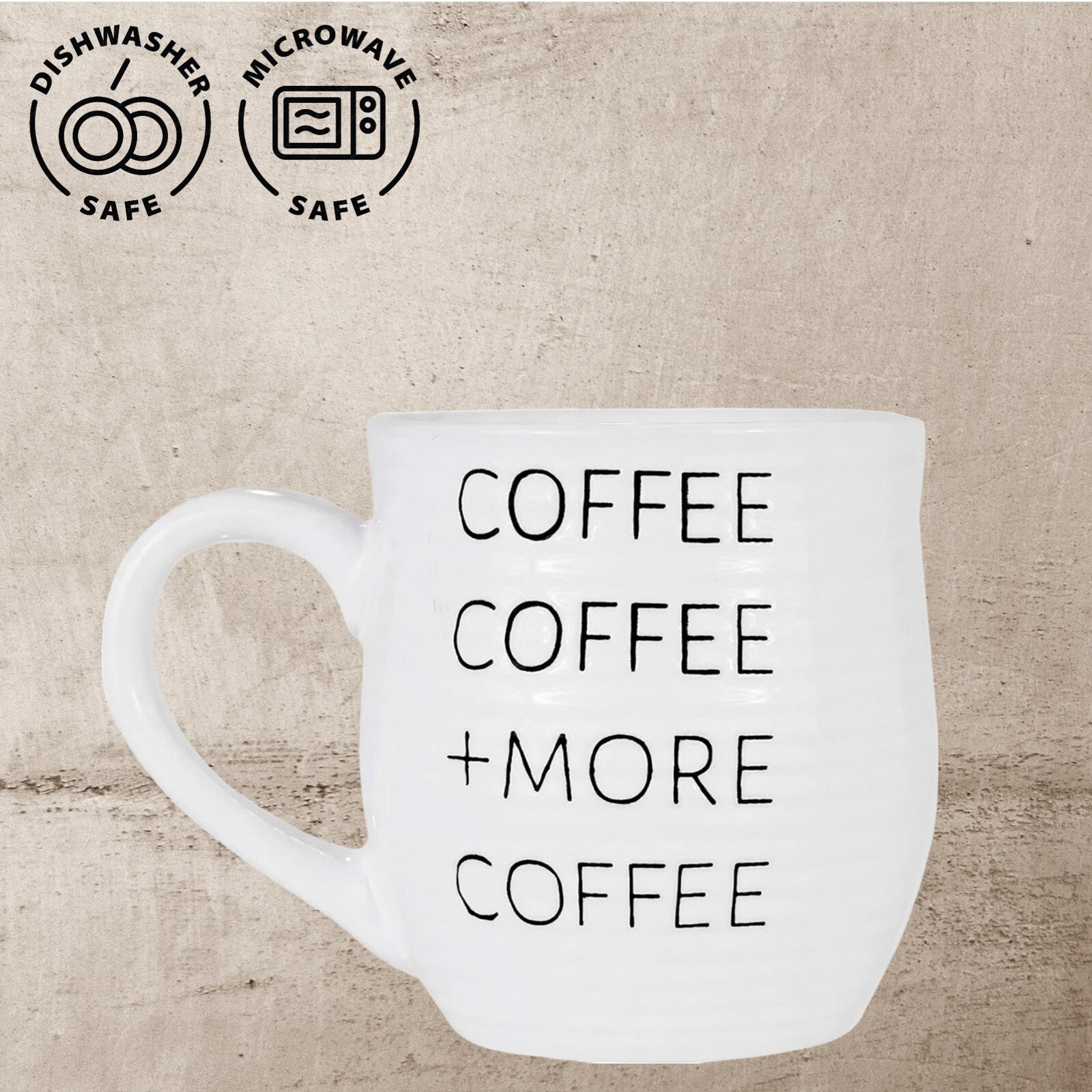 Coffee Coffee More Coffee 20 oz Large Mug