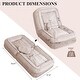 preview thumbnail 4 of 5, 70" Adjustable Bean Bag Sofa Bed for Humans & Pets with Massage Pillow & 2 Soft Pillows , Velvet Waterproof Cover