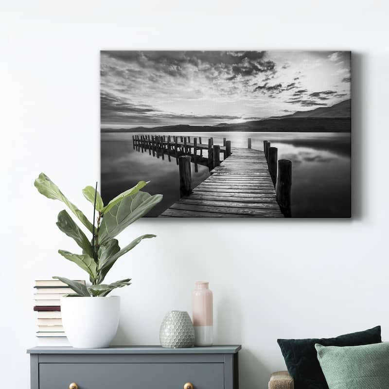 Evening Dock Premium Gallery Wrapped Canvas - Ready to Hang