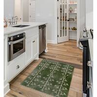 Buy Green Kitchen Rugs & Mats Online at Overstock | Our Best ...
