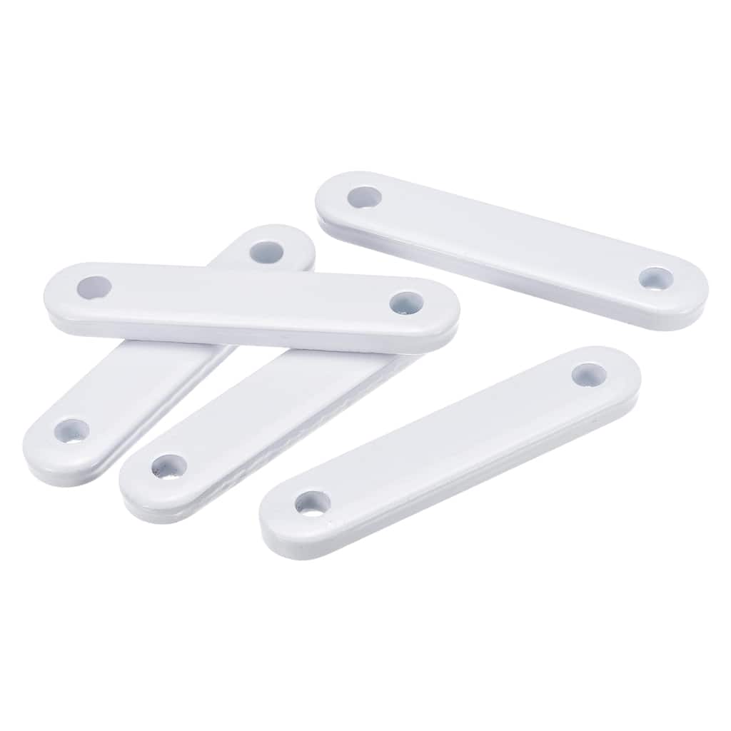 Curtain Weights - 50g, Iron Weight for Curtains Tablecloth Flags 10Pcs - White