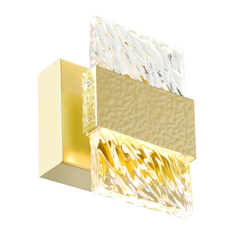 Carolina LED Wall Sconce With Gold Leaf Finish - Gold Leaf