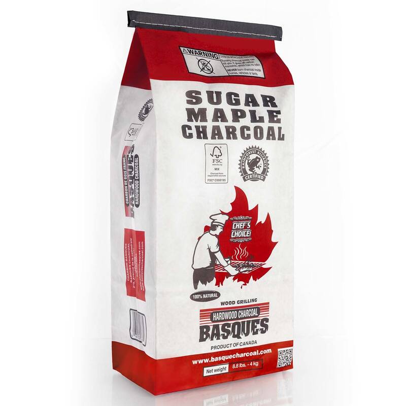 Basques All Natural Sugar Maple Lump Charcoal 17.6 lb