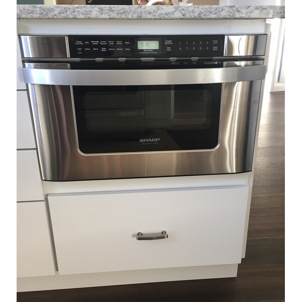 Sharp Insight Pro Series Built In 24 Inch Microwave Drawer Sharp Insight Pro Series Built In 24 Inch Microwave Drawer Free Shipping Today 8497002
