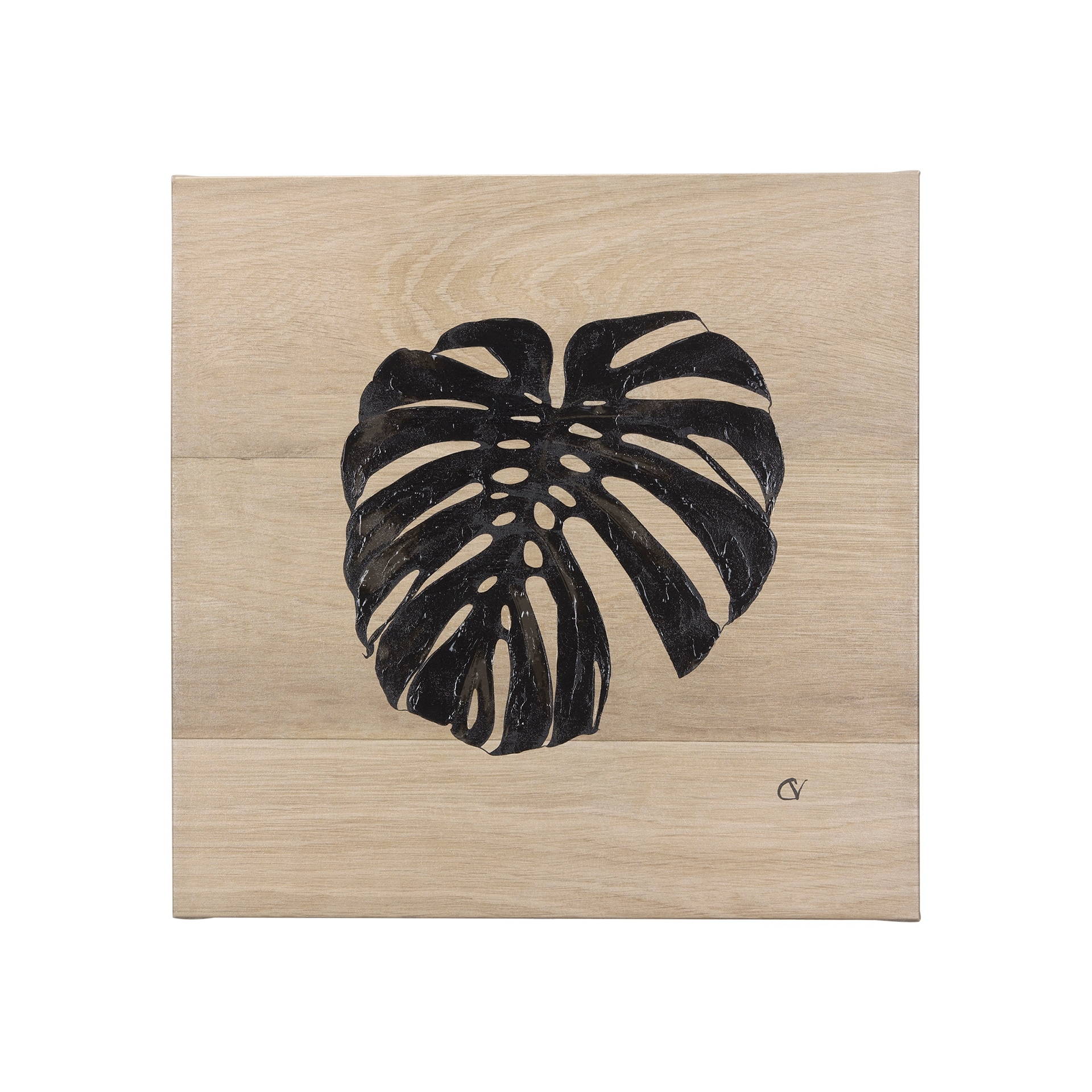 Mercana Tropical Leaf I (30 x 30) Canvas Art Print