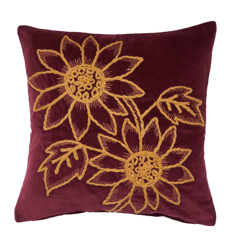 Sunflower Harvest Pillow