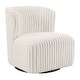 preview thumbnail 44 of 51, Lucia Swivel Chair White Cord