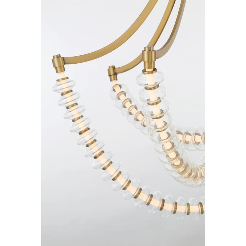 Minka Lavery 5646-L Pearl 30" Wide Abstract Chandelier