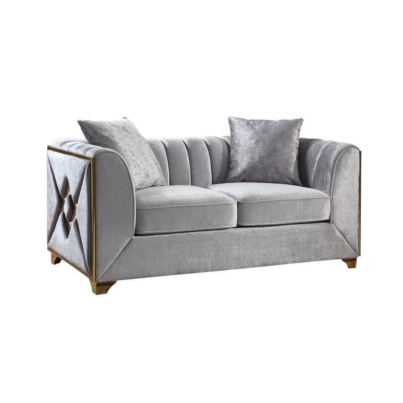 Velencia Contemporary Style 2PC/3PC Living Room Sets Made with Wood