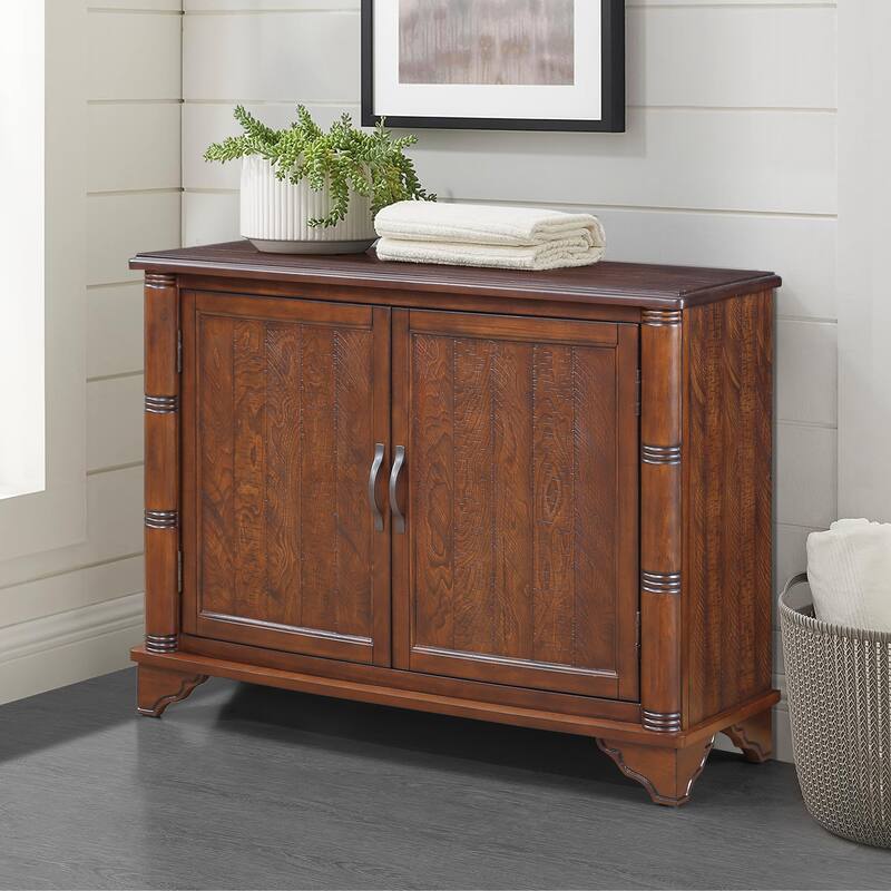 Mid Century 40" Sideboard Buffet Console Table with Adjustable Shelf